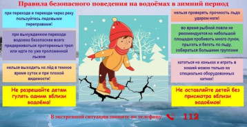 Правила безопасного поведения на водных объектах в зимний период Правила безопасного поведения на водных объектах в зимний период.